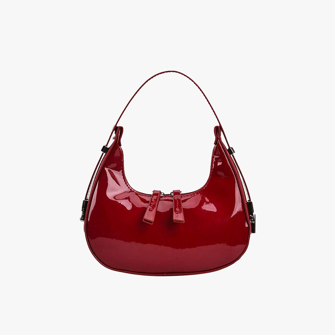 Cherry Moon PU Leather Shoulder Bag