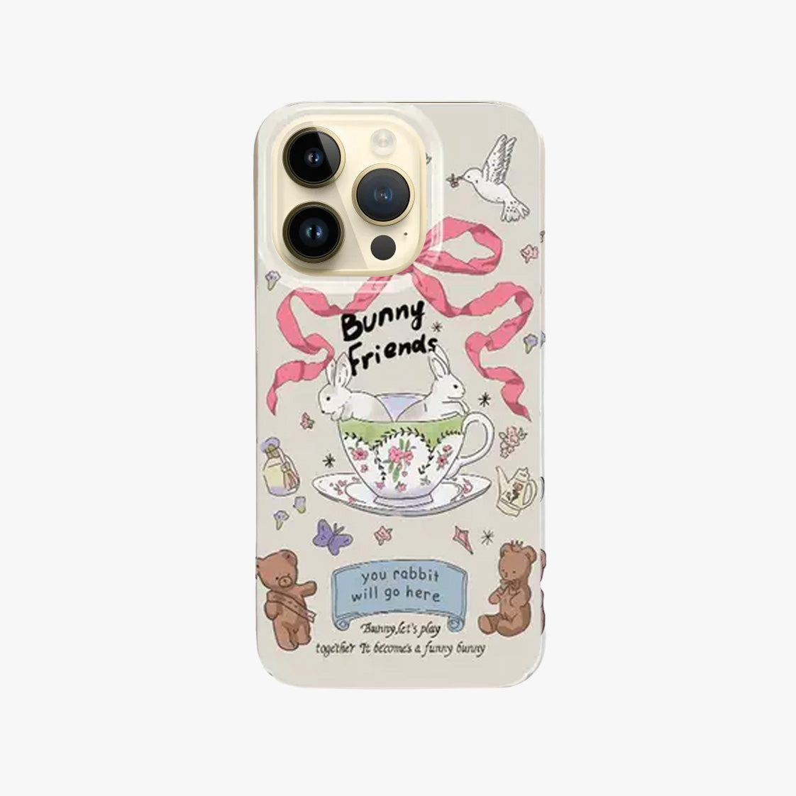 Vintage Dollette Rabbit iPhone Case