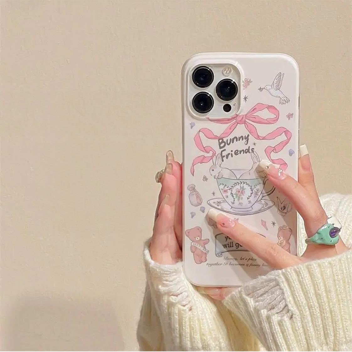 Vintage Dollette Rabbit iPhone Case