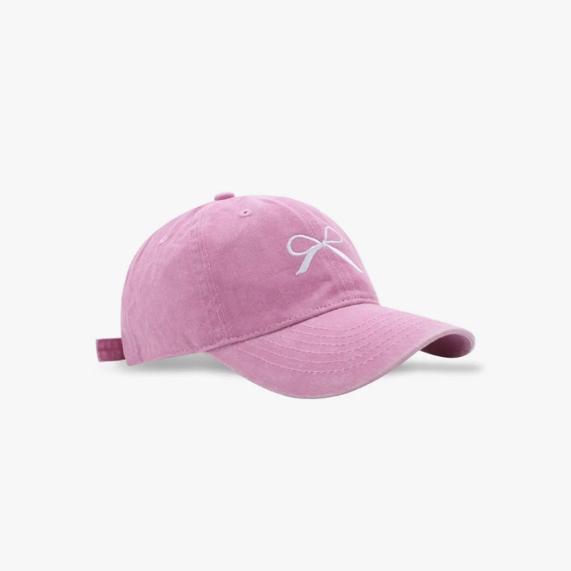 Cute Bow Embroidered Baseball Cap