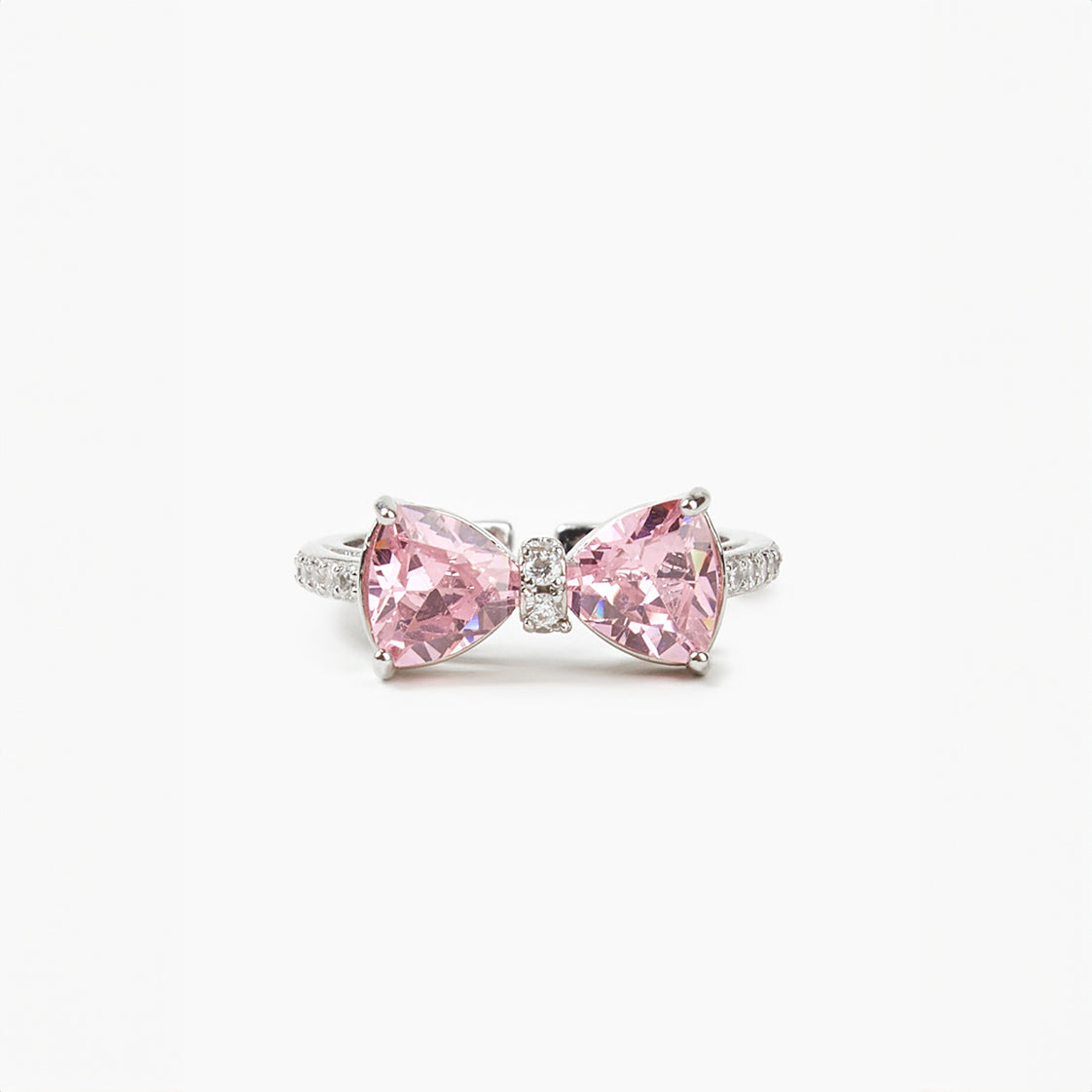 Coquette Bow Pink Ring