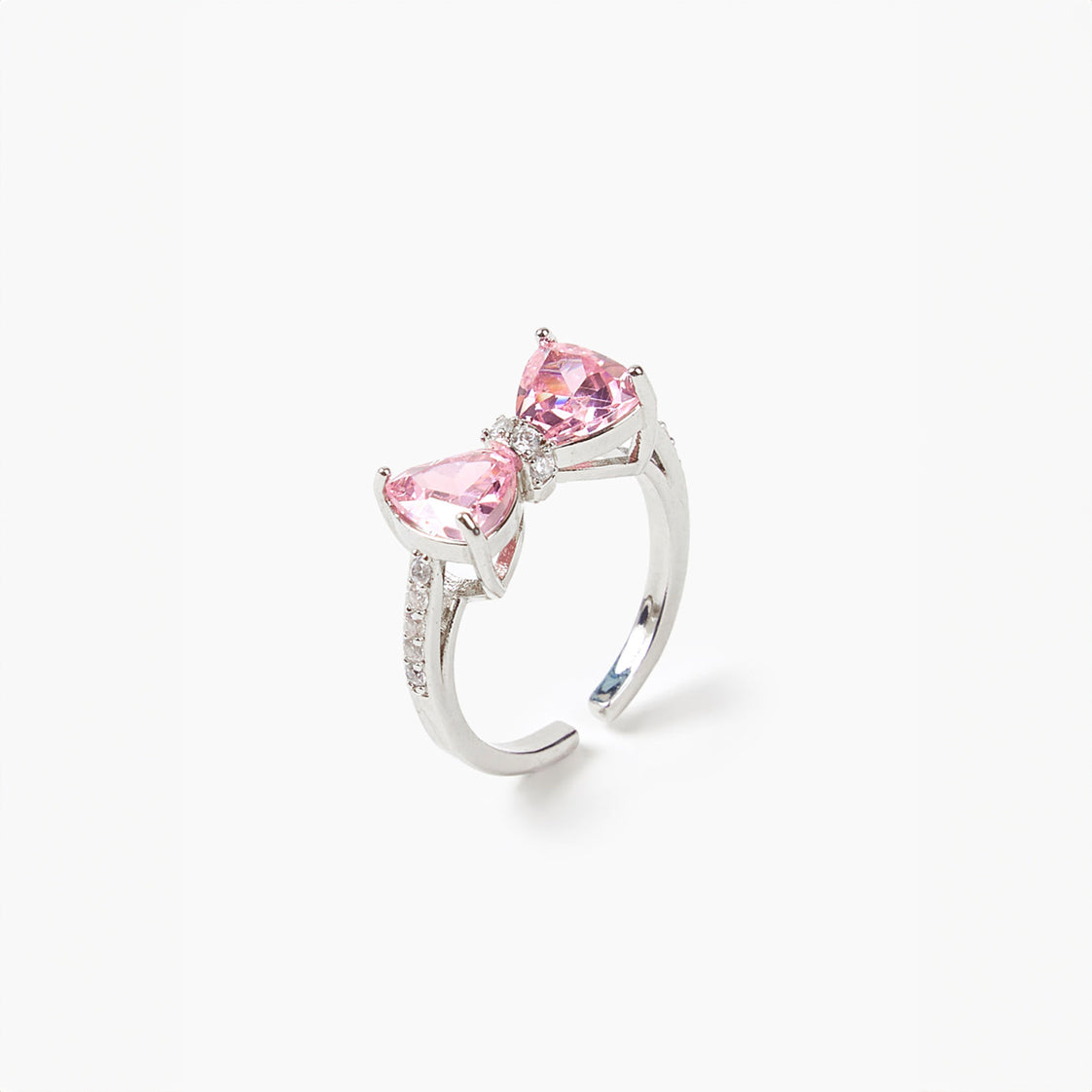 Coquette Bow Pink Ring