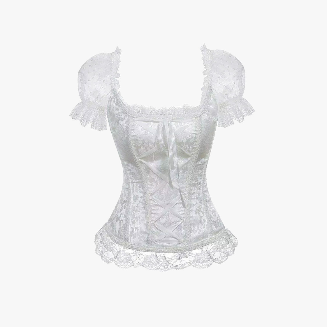 Coquette Brocade Corset Top