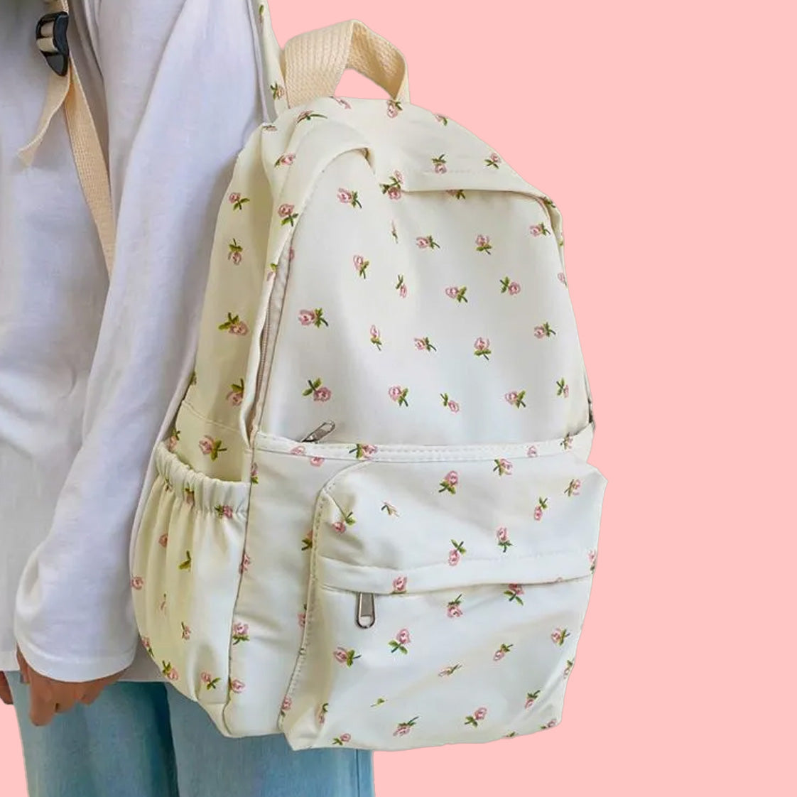 Coquette Floral Waterproof Backpack