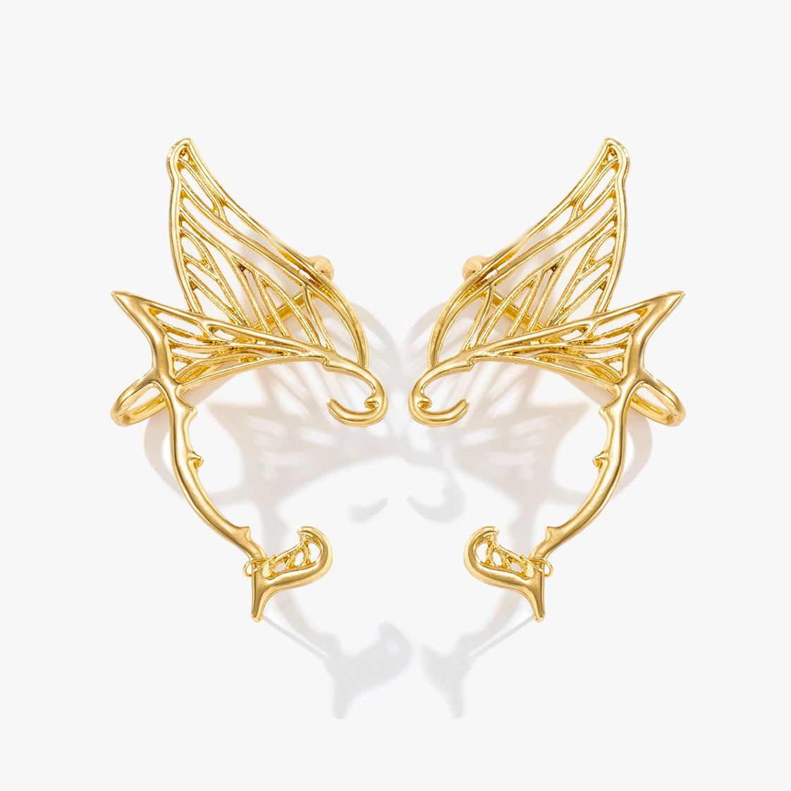 Fairycore Silver Plated Elf Ear Cuffs