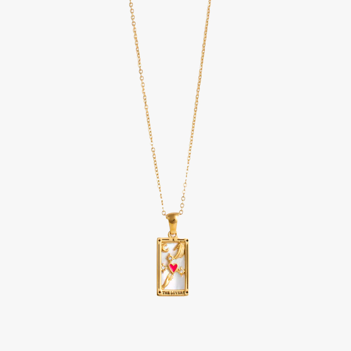 Tarot Lovers Necklace