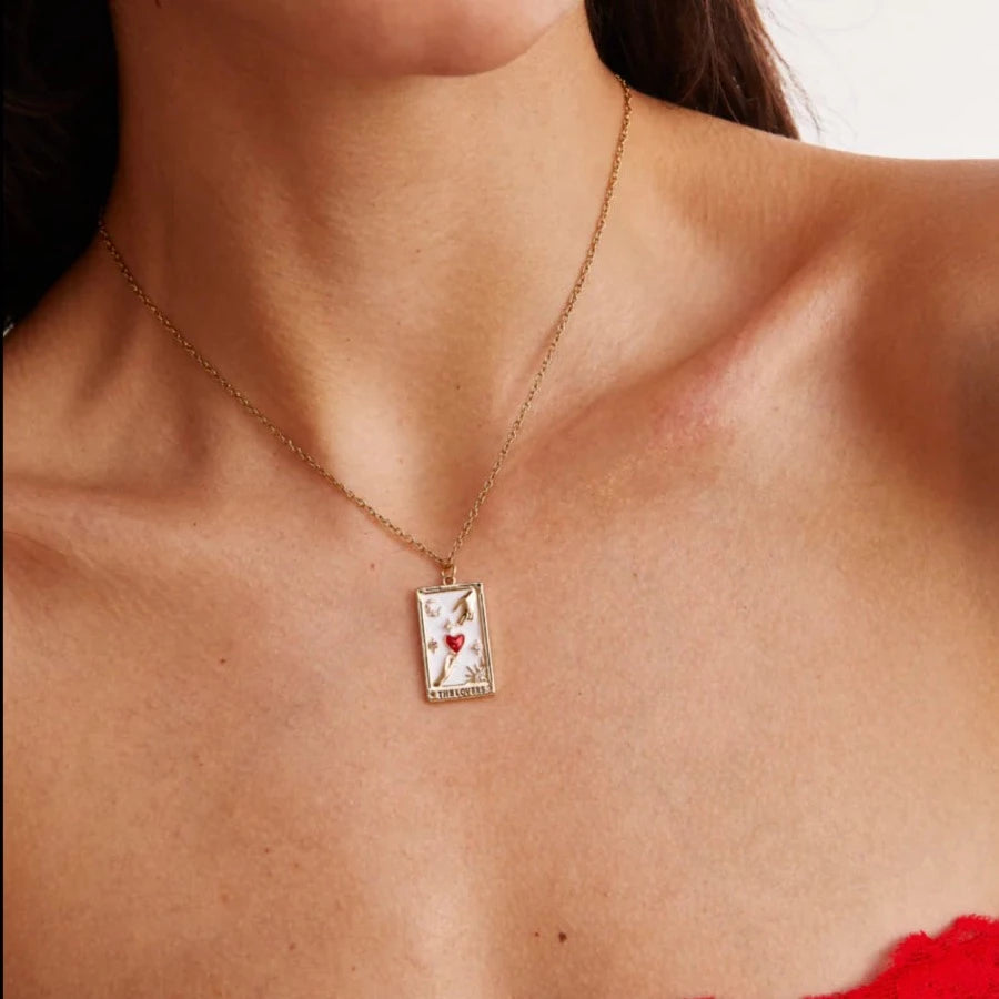 Tarot Lovers Necklace