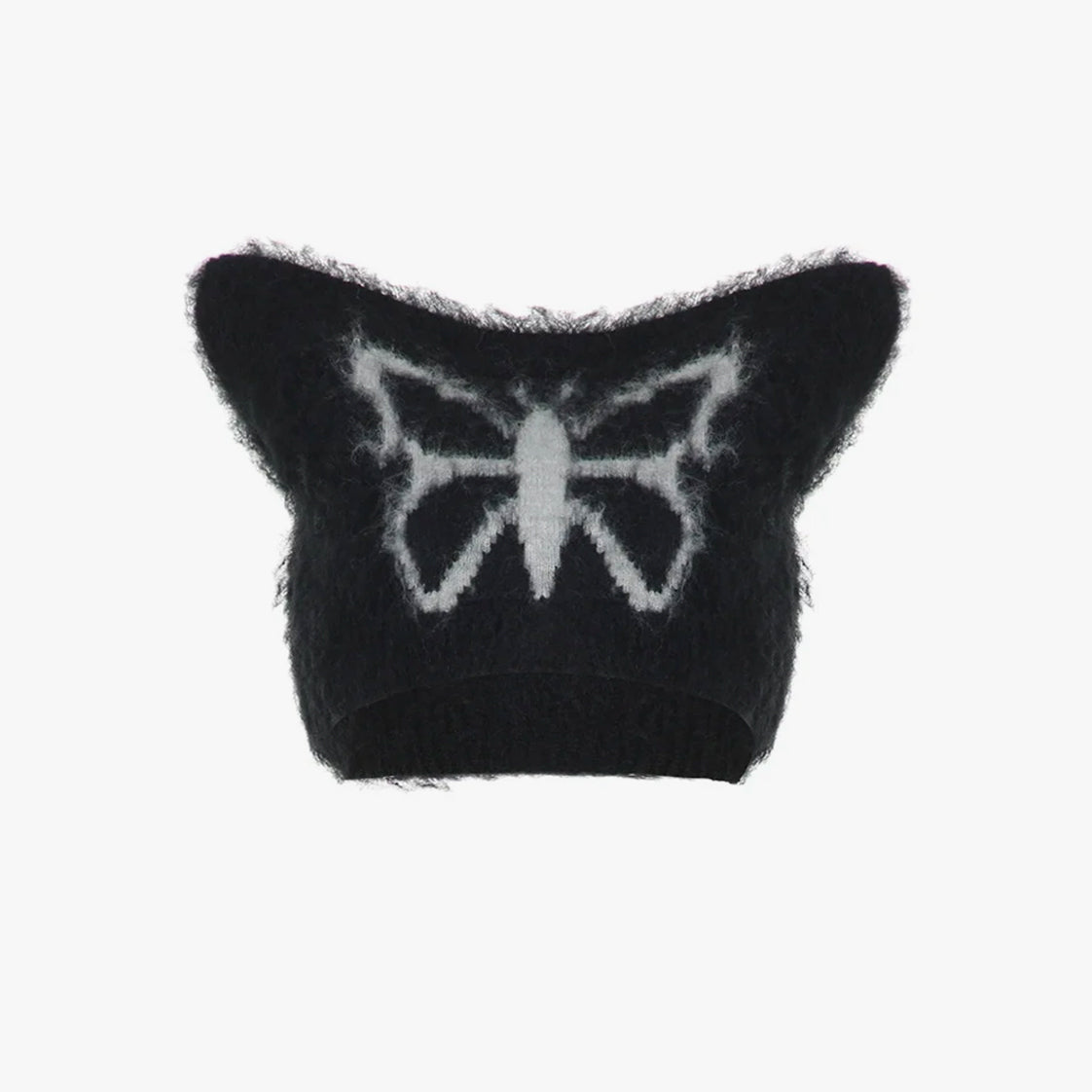 Y2K Cat Ear Plush Beanie