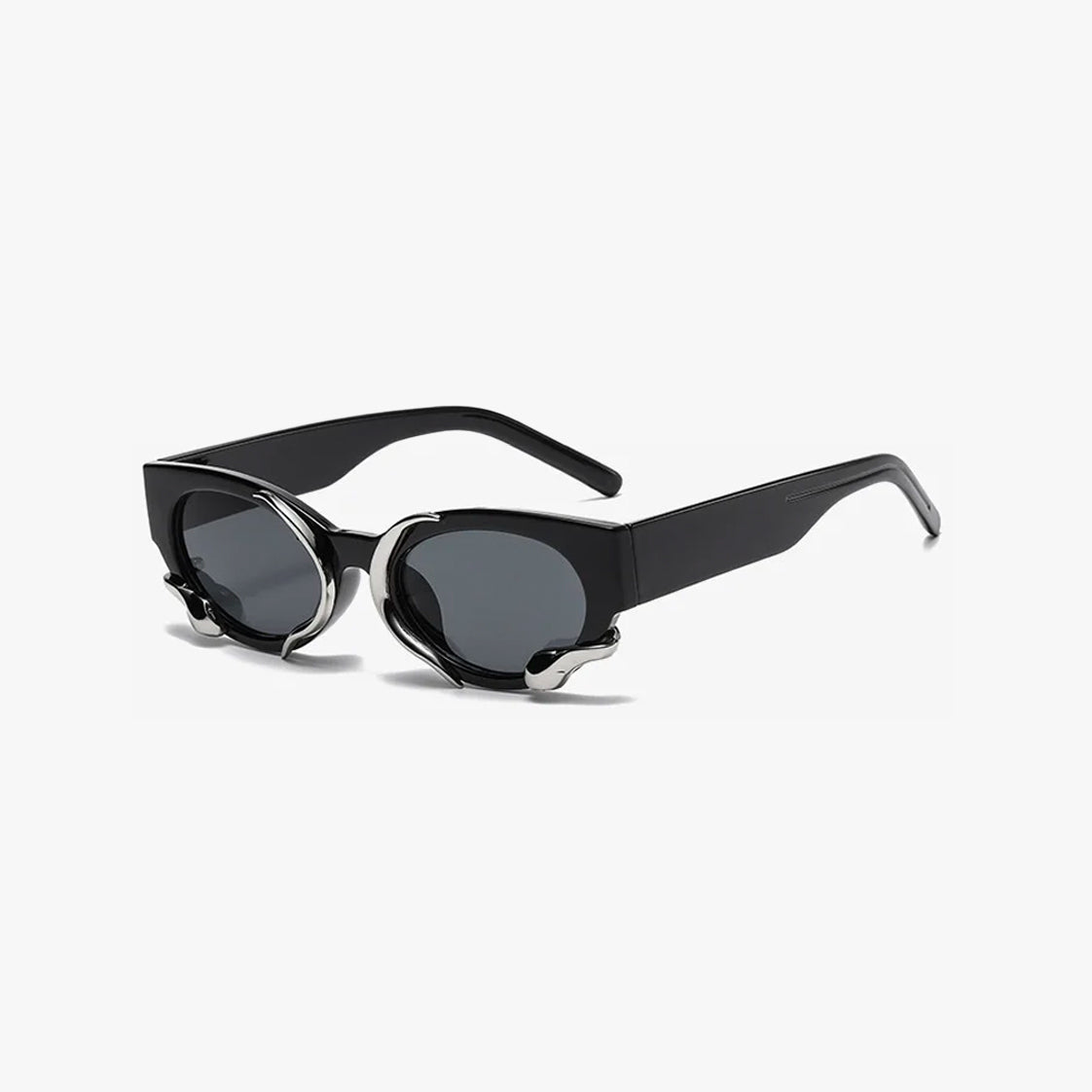 Melted Metal Serpent Sunglasses