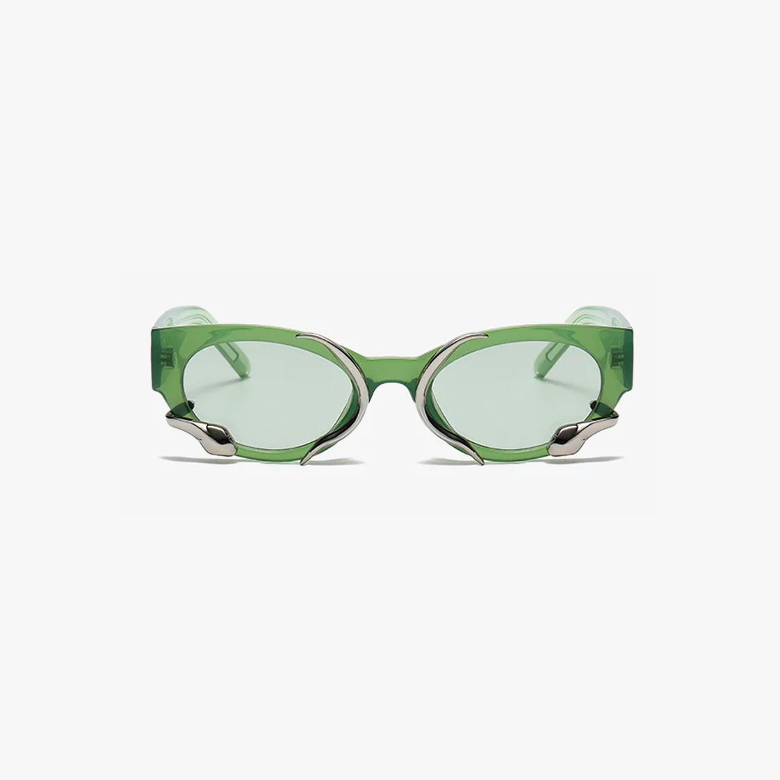 Melted Metal Serpent Sunglasses