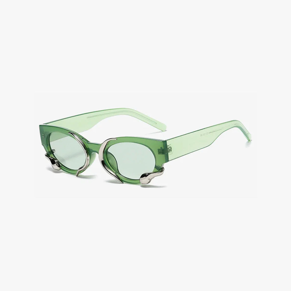 Melted Metal Serpent Sunglasses