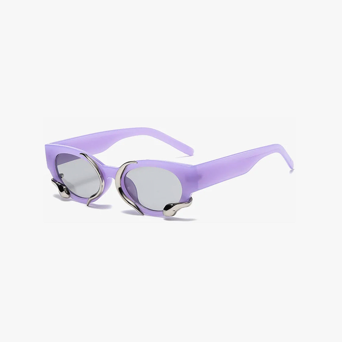 Melted Metal Serpent Sunglasses