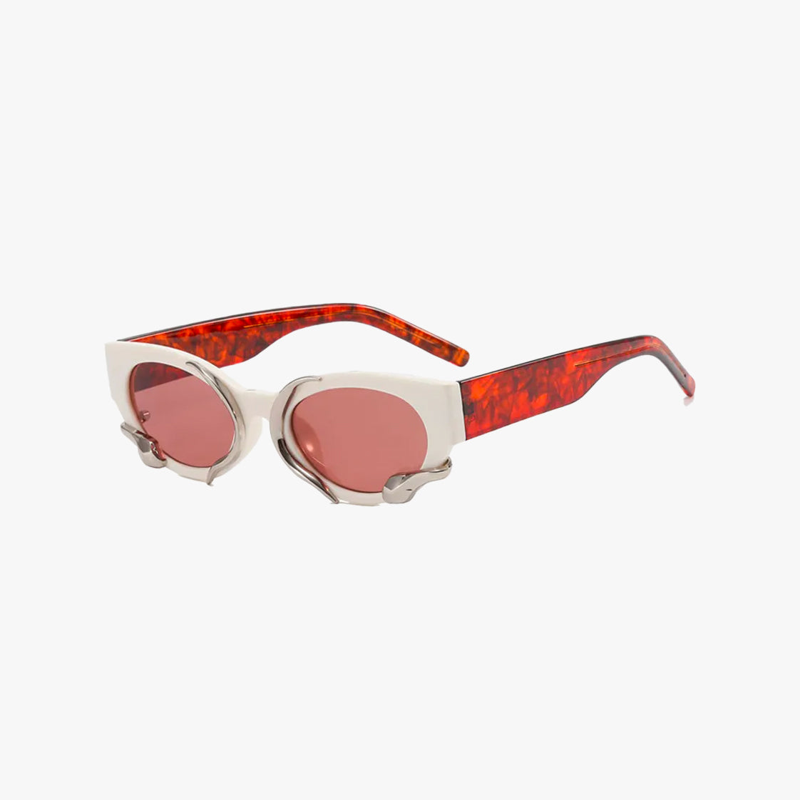 Melted Metal Serpent Sunglasses