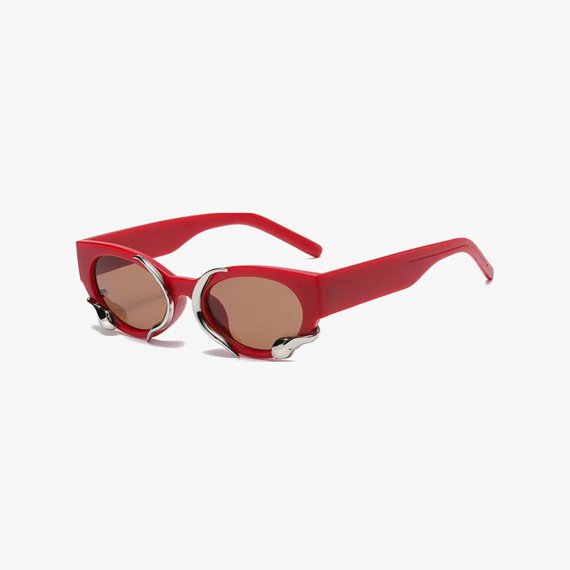 Melted Metal Serpent Sunglasses
