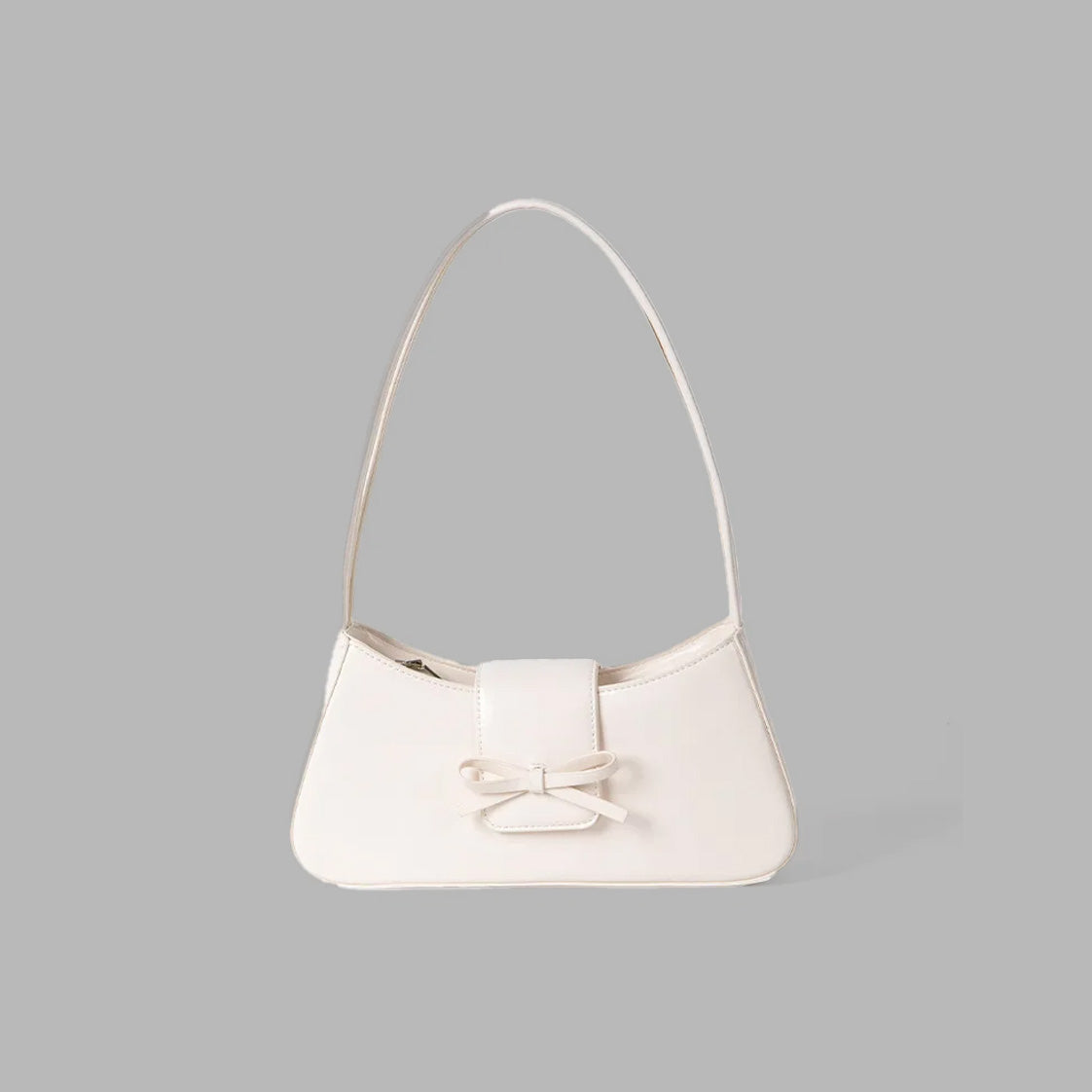 Ruby Aesthetic Bow Leather Handbag