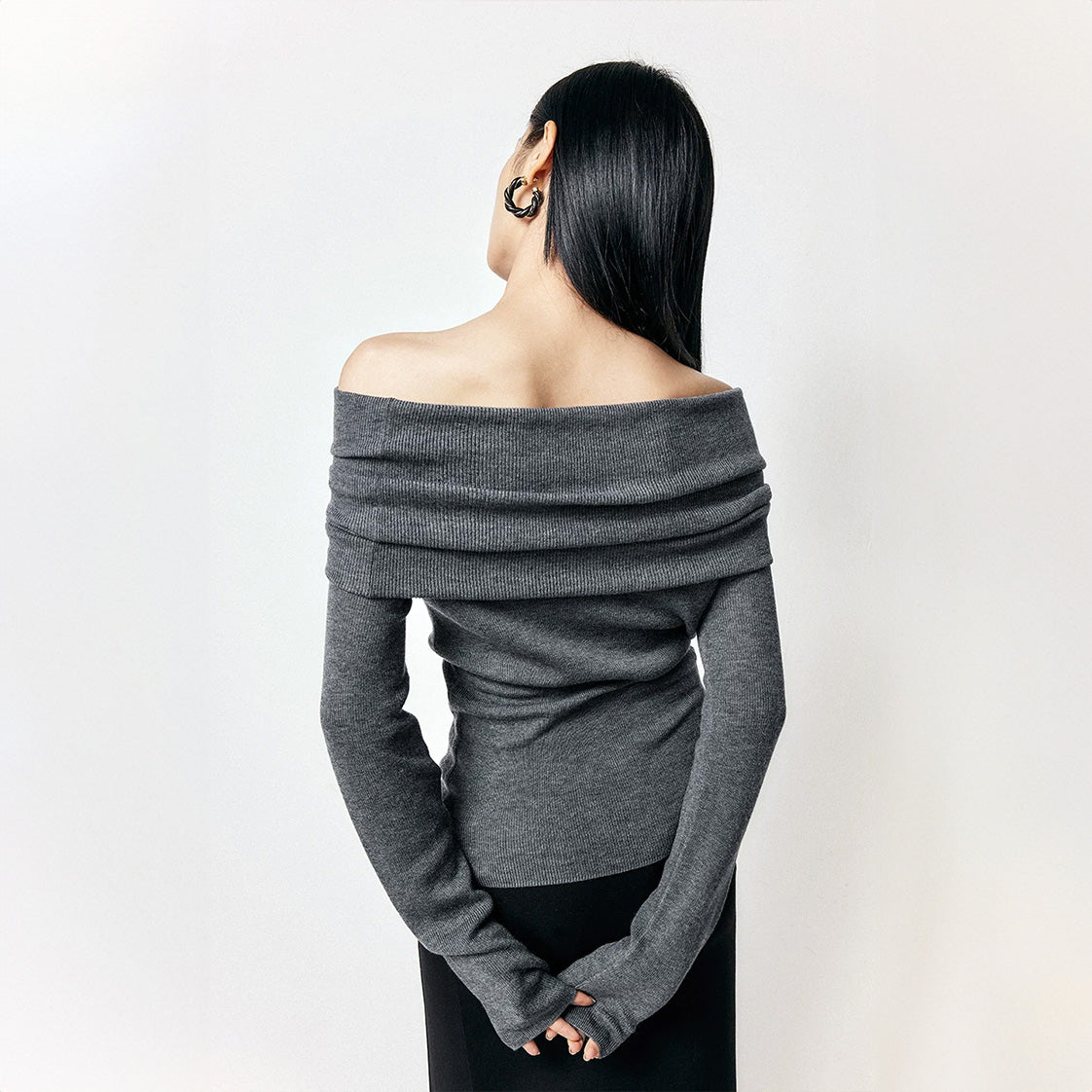 Heiress Off Shoulder Sweater
