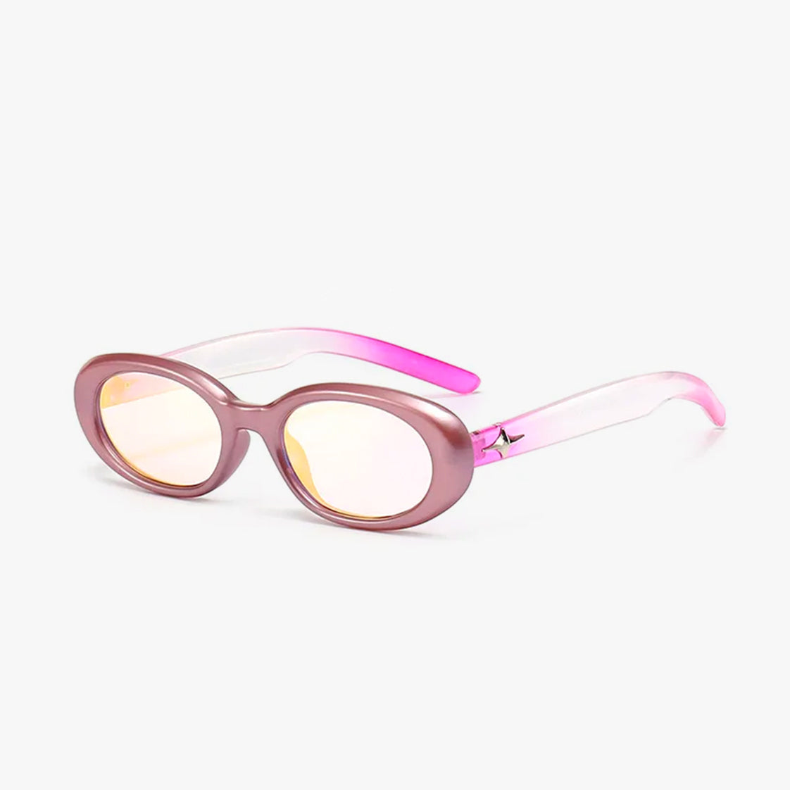 Y2K Star Oval Sunglasses