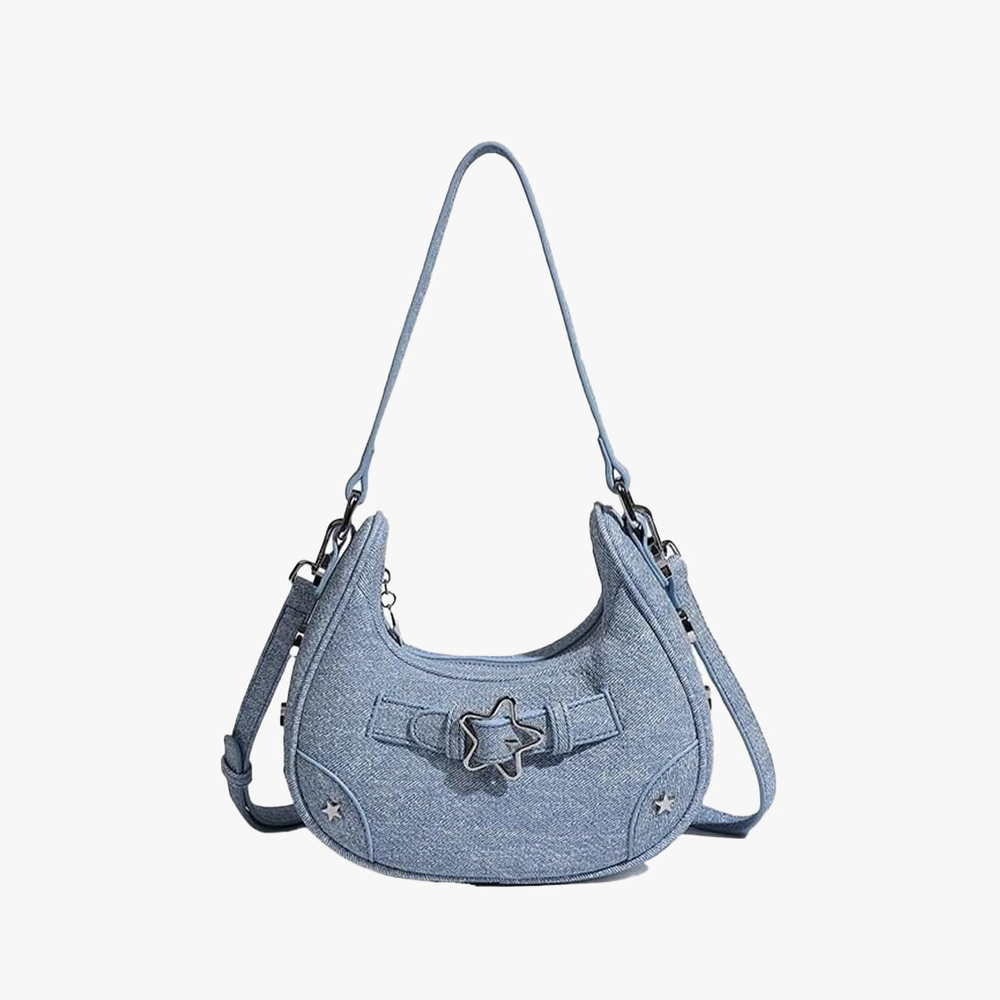 Star Buckle Detail Shoulder Bag