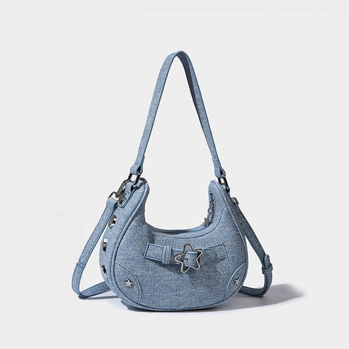 Star Buckle Detail Shoulder Bag