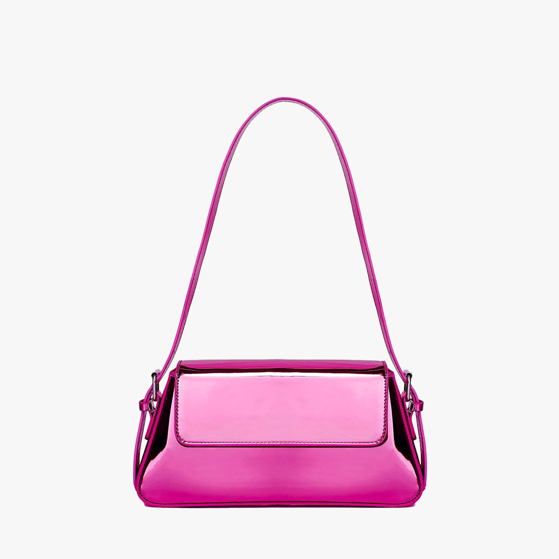 Y2K Futuristic Baguette Bag