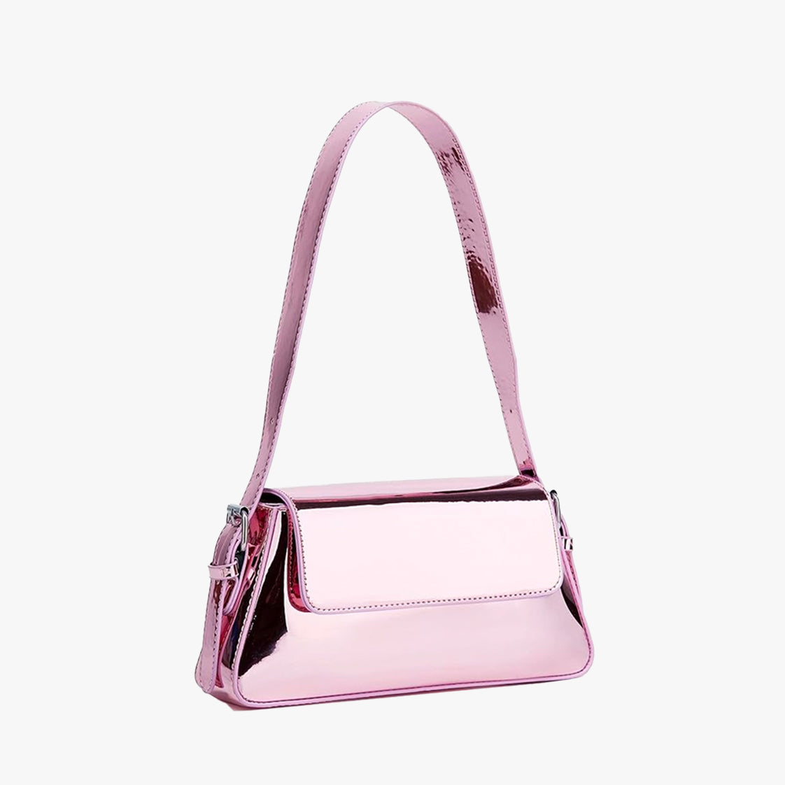Y2K Futuristic Baguette Bag