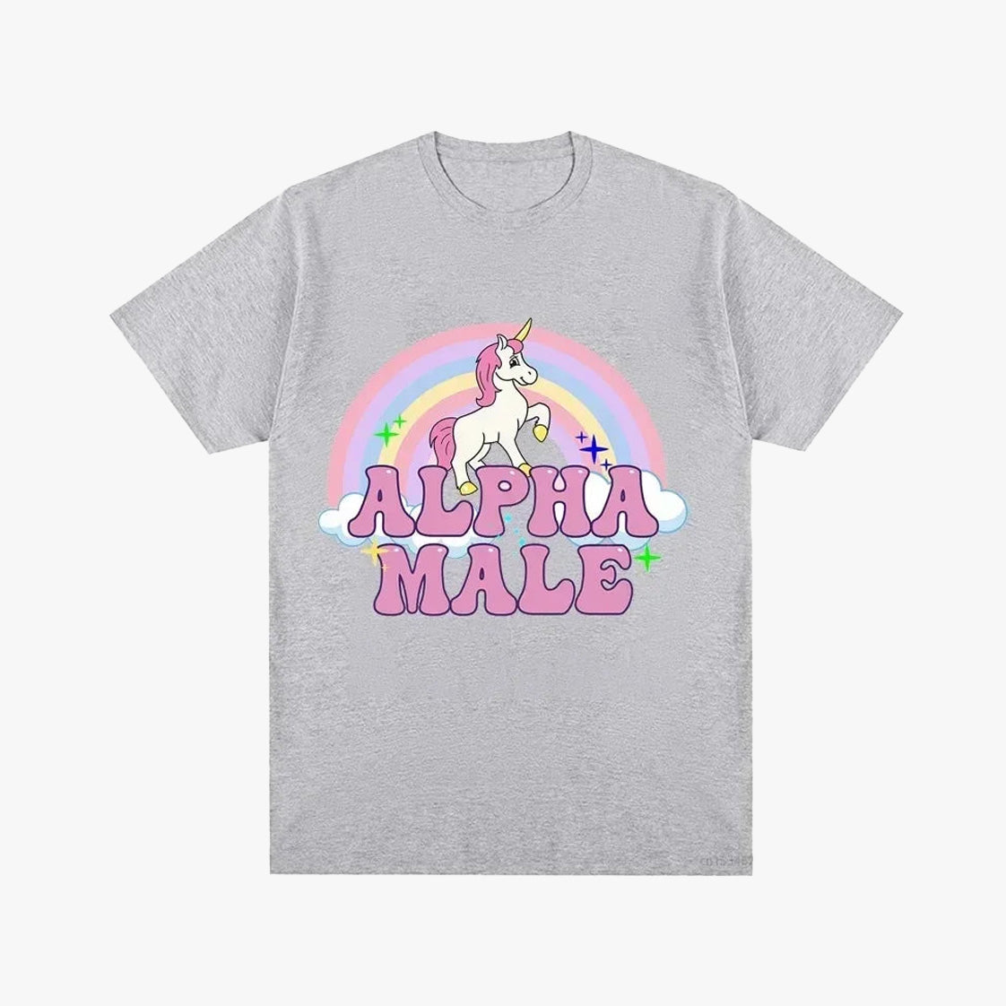 Aesthetic Alpha Male Unicorn Graphic Tee
