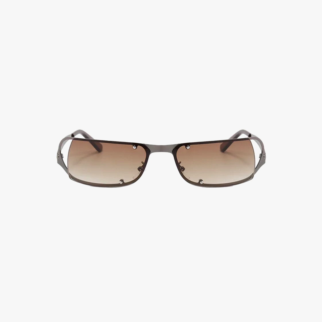 Y2K Metallic Frame Sunglasses