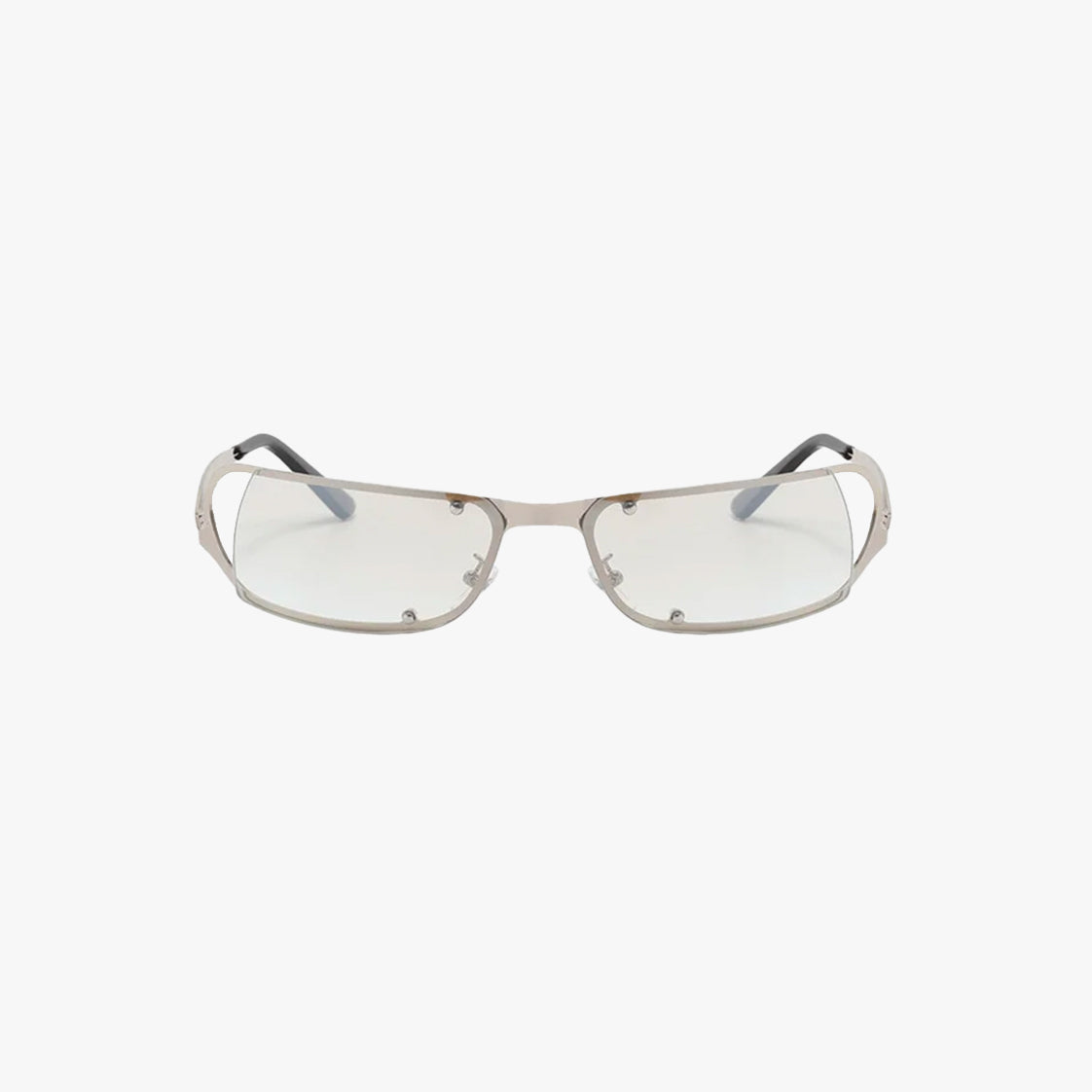 Y2K Metallic Frame Sunglasses