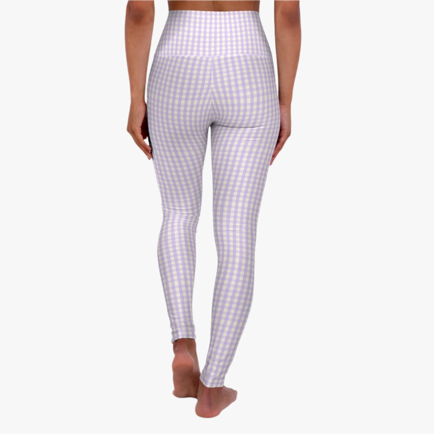 Gingham Soft Girl Yoga Leggings