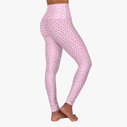 Soft Strawberry Yoga Leggings