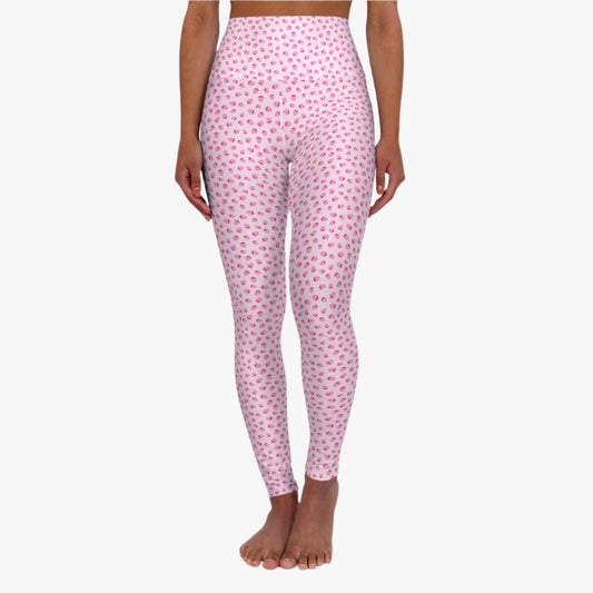 Soft Strawberry Yoga Leggings