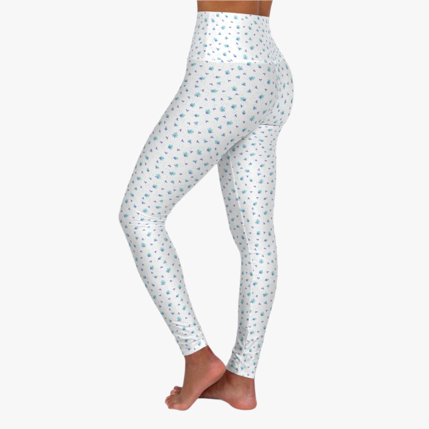 Coquette Floral Yoga Leggings