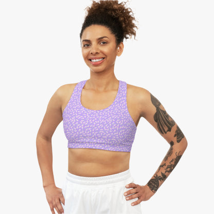 Coquette Floral Seamless Sports Bra