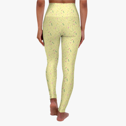 Soft Girl Floral Yoga Leggings