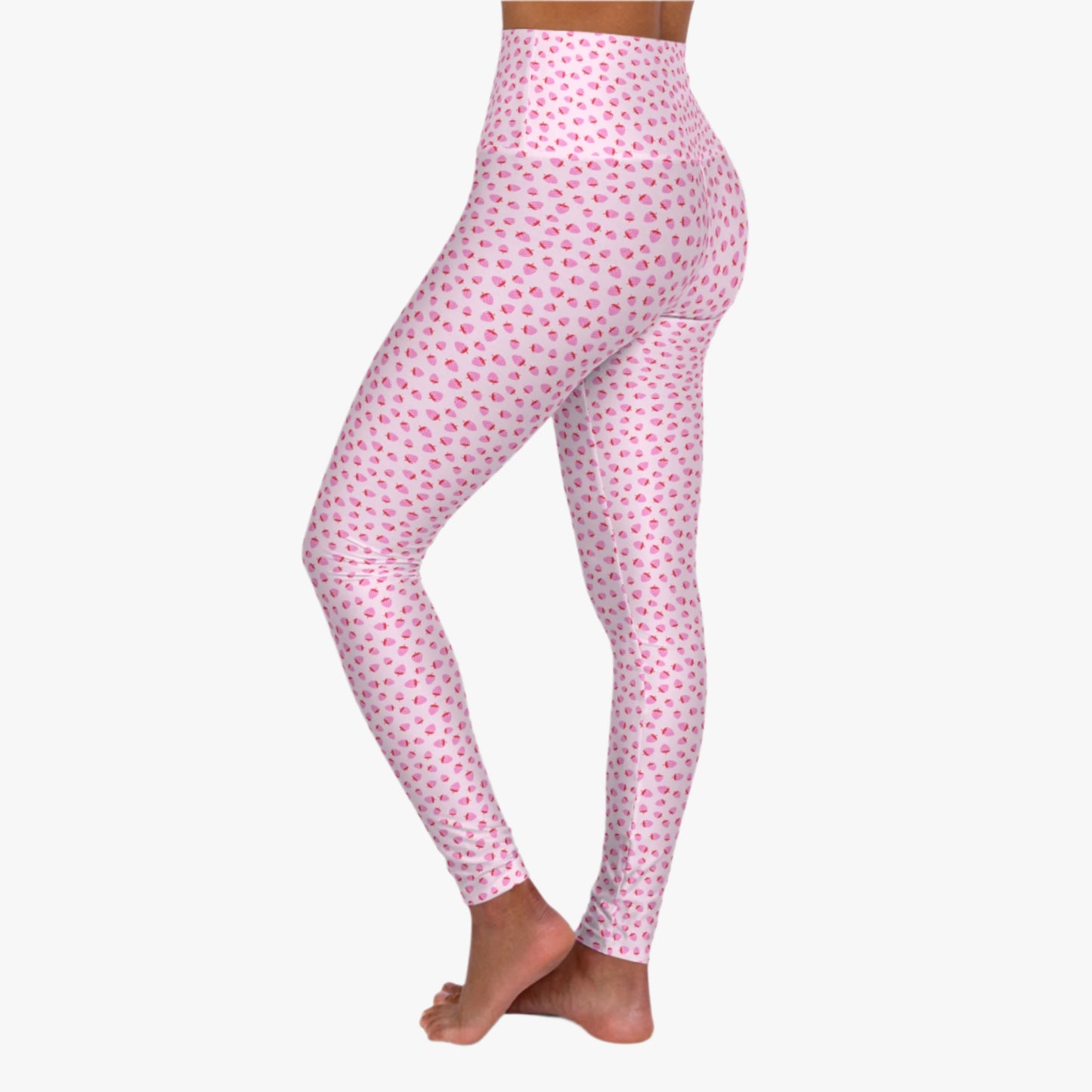 Soft Strawberry Yoga Leggings