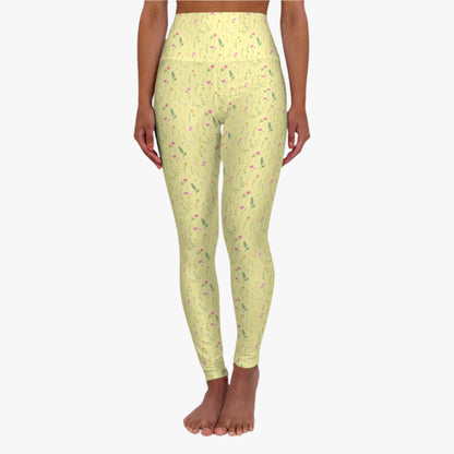 Soft Girl Floral Yoga Leggings