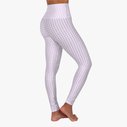 Gingham Soft Girl Yoga Leggings