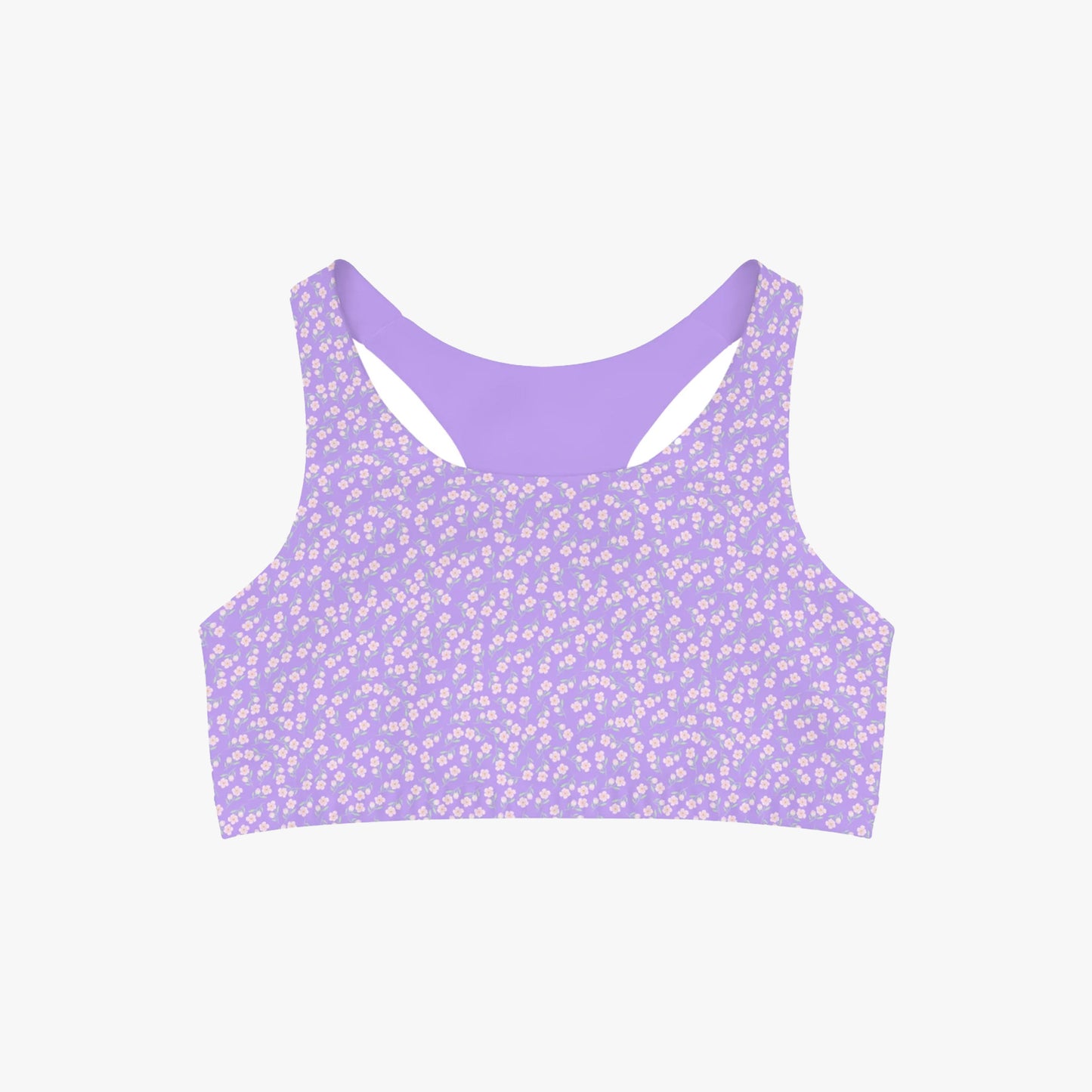 Coquette Floral Seamless Sports Bra