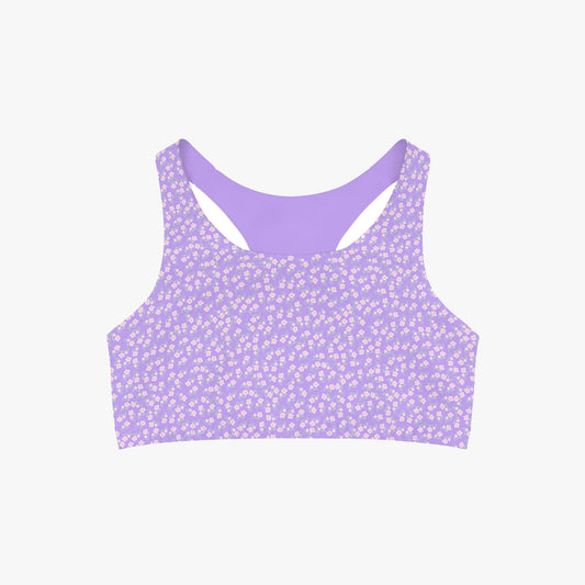 Coquette Floral Seamless Sports Bra