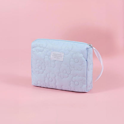 Flower Puffy Makeup Pouch