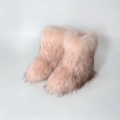 Y2K Furry Snow Boots