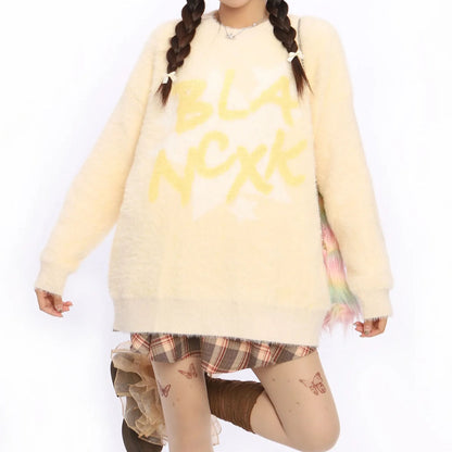 Coquette Kawaii Graphic Knit Sweater