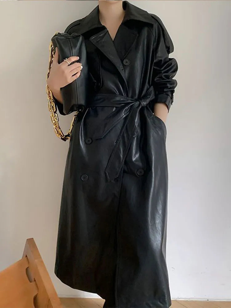Helsing Leather Trench Coat