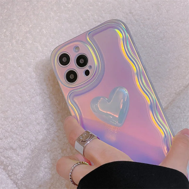 Holographic 3D Aesthetic iPhone Case