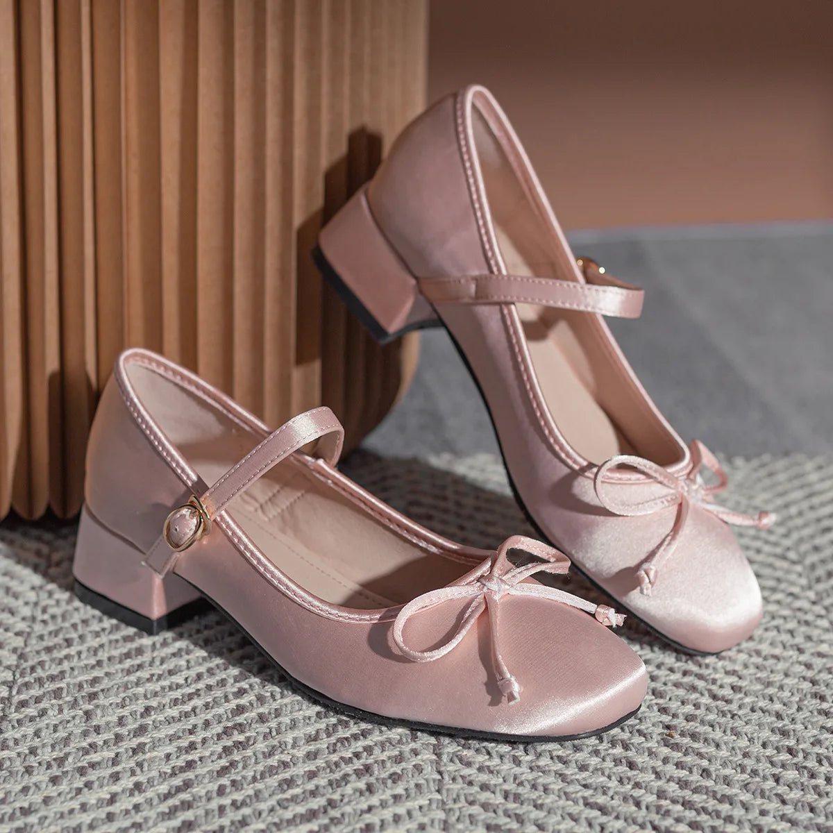 Coquette Silk Bellerina Maryjanes