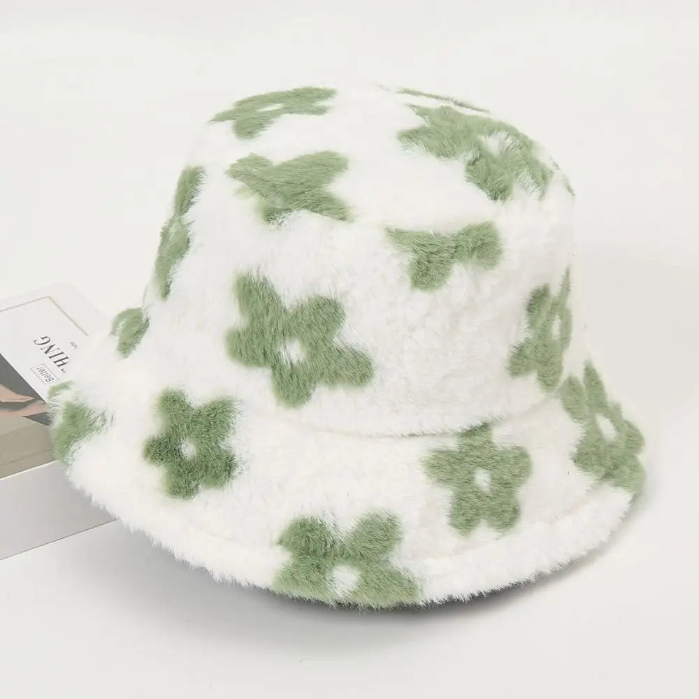 Fluffy Flower Bucket Hat
