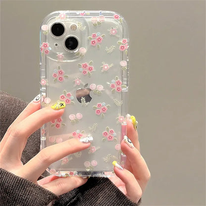 3D Pink Flower iPhone Case