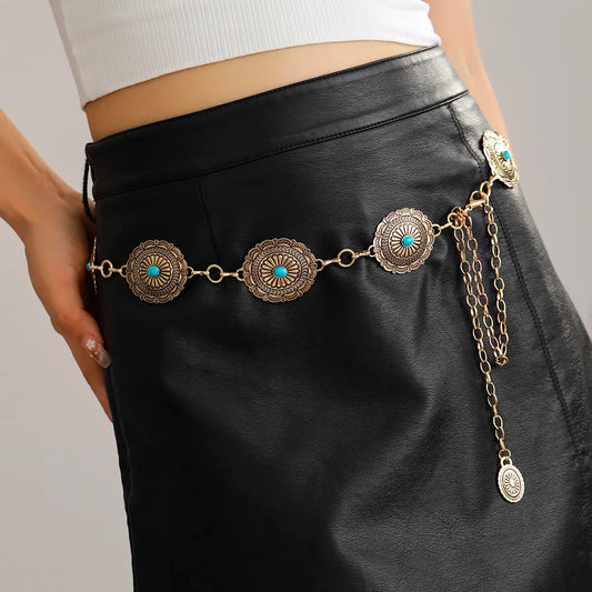 Turquoise Bohemian Waist Chain