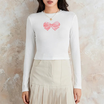Dollette Bow Long Sleeve Top