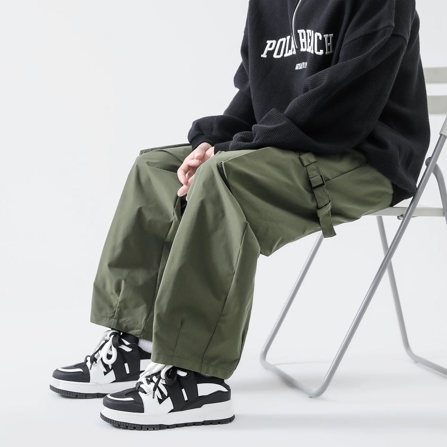 Skater Boy Loose Cargo Pants